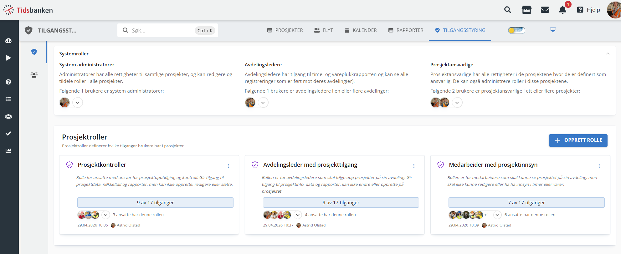 tilgangsstyring